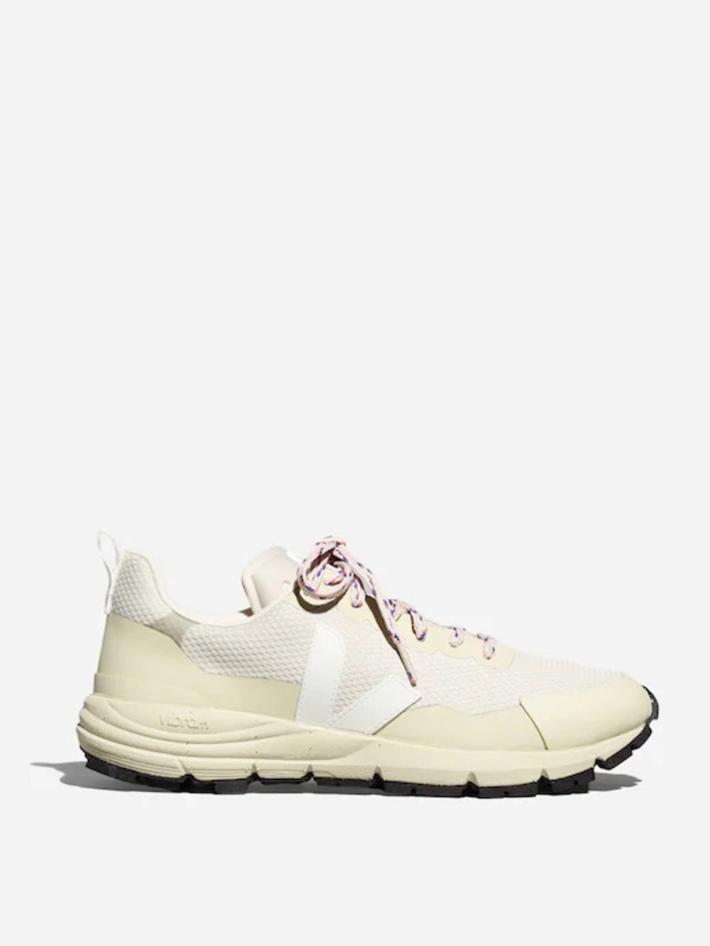Veja Dekkan Sneakers in Cream with Multicolor Accents - Picture 2 of 4